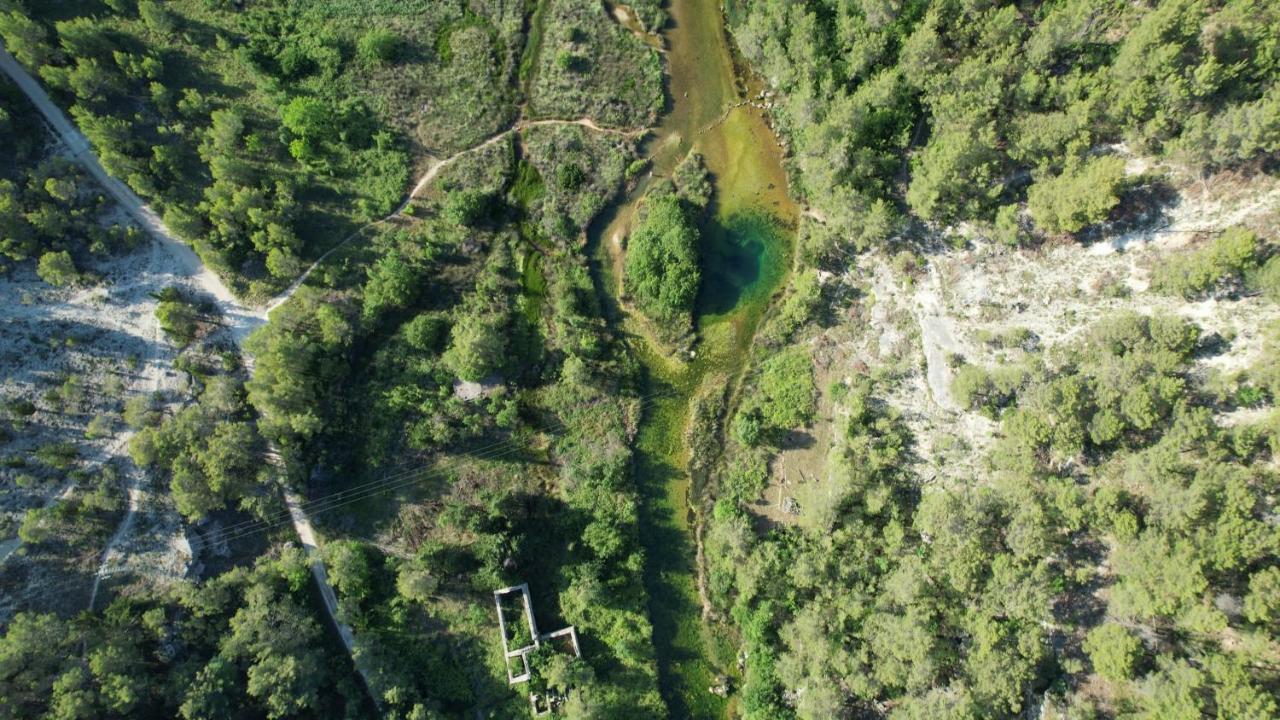 Stone House Skrivena Villa Pridraga Exterior photo